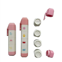 Tampon multi-combinaisons, tampon de check-in, sceau de planificateur quotidien, tampon rotatif détachable, sceau de journalisation, sceau de collection pour fans K-pop