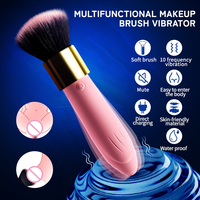 Großhandel Make-up Pinsel Vibrations-Sexspielzeug Weiblicher Nippel G-Punkt Klitoris Vibrator Nippel-Massagegerät Masturbatoren Pinsel-Vibratoren