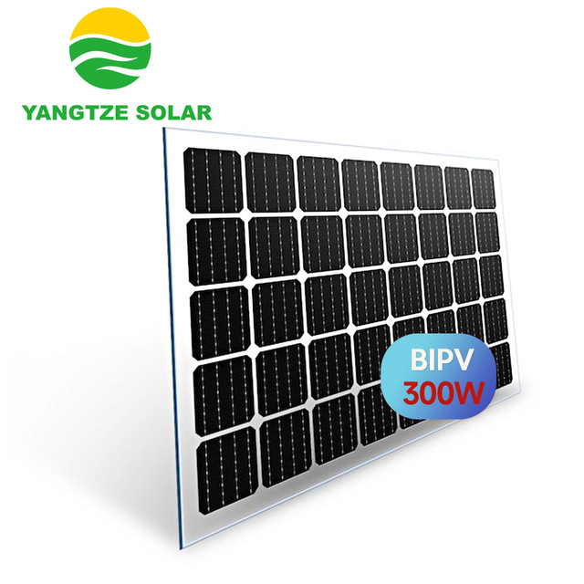 300W BIPV Solar Panel Perfect for Residential Rooftops Small Commercial Facades or Compact Structures