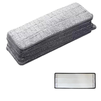 Tampons de serpillière plats en microfibre pour manche en acier, lavables, à essorage, pour nettoyage, recharges/têtes de serpillière en microfibre, remplacement