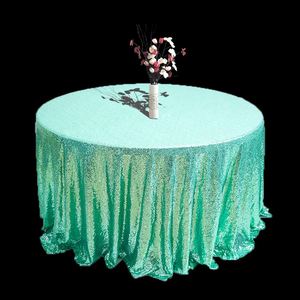 Red Gold Color Sequin <b>Tablecloth</b> Banquet <b>Round</b> for Weddings Wedding Chairs and Tables Cover Plastic Roll - Product Image 5