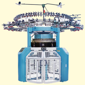 Rendimiento de alto costo Alta calidad Doble Jersey Rib Industrial Mejor Motor automático King Knit Máquina de tejer circular - Product Image 3