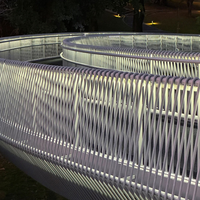 Puente de Arco de Acero Fabricado a Medida para la Construcción de Infraestructuras Urbanas (Tamaño Personalizado)