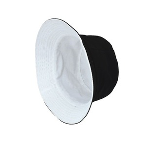 Sombrero de Pescador Unisex de Algodón Reversible, Color Sólido, Informal, para Primavera y Verano, para Adultos, Naranja y Negro - Product Image 6