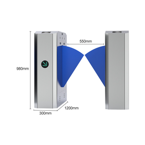 Showes Flap Barrier Gate với dấu vân tay cho ga tàu điện ngầm - Product Image 3