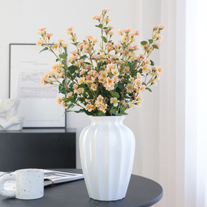 <b>Artificial</b> Rose <b>Bouquet</b> Long Branched Two Forked Small Rose Plastic Silk Flowers High Simulation Wedding Home Decor - Product Image 2