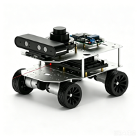 Robot ROS2 con IA, Modelo Grande para Educación, Dirección Diferencial Ackermann, Vehículo Autónomo Inteligente, Motor Raspberry Pi WD550