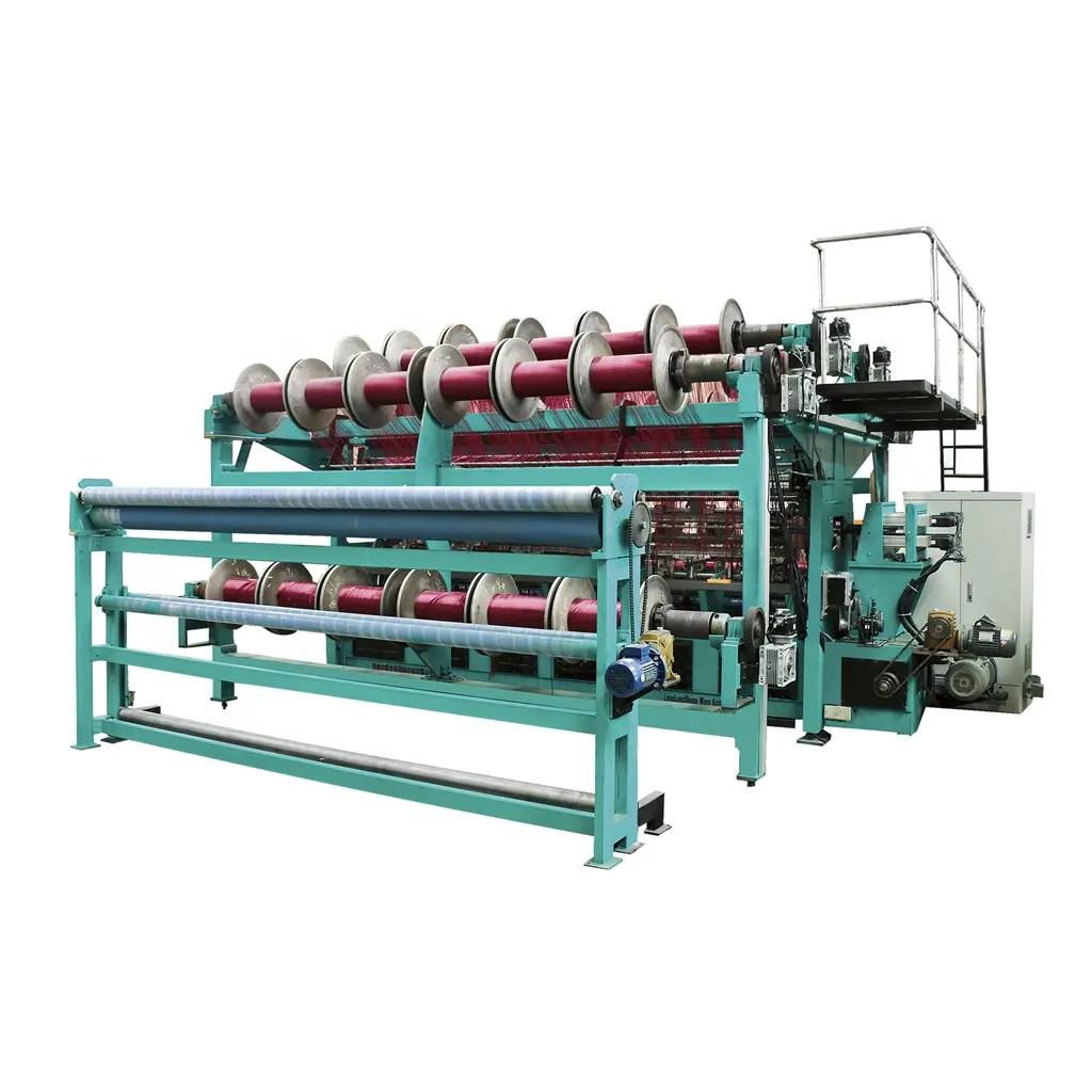 China Changzhou high productivity textile machinery specialized sport nets warp knitting machines