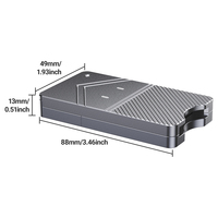 OEM USB 3.2 Gen2 10Gbps CFexpress Card Reader CFE tipe B untuk Windows MacOS Android Pesanan massal tersedia