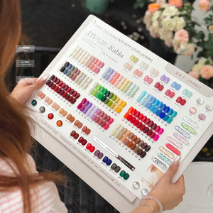 Set di 135 Colori di Smalto Gel Monika, Nuova Collezione 2026, Colori Popolari per Saloni di Bellezza, Tonalità Solide - Product Image 1