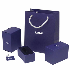 Caja de joyería de la famosa marca azul, directo de fábrica, para mujer, empaque de regalo de lujo, caja para colgante, pulsera y anillo, juego completo con accesorios. - Product Image 3