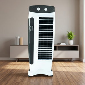 Ventilador de Torre Oscilante Eléctrico de Plástico para Suelo, Motor de Cobre, Control Mecánico, Movimiento de 180 Grados, Alcance de Aire de 25 Pies, Portátil - Product Image 2