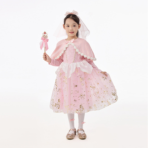 Robes de <span class=keywords><strong>Princesse</strong></span> <span class=keywords><strong>Disney</strong></span> pour Filles, Nouvel An, Fourniture en Gros, Bordure en Dentelle, Taille Personnalisée, Polyester Approuvé BSCI, Couleur Personnalisée, OEM/ODM, Événementiel - Product Image 3