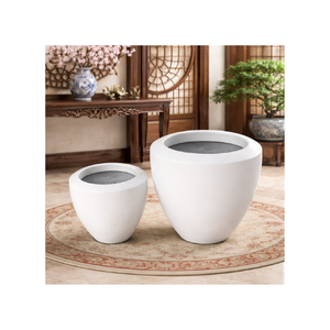 Macetas de Fibra de Vidrio de Alta Calidad, Talladas a Mano, Macetas de Jardín Modernas, Ecológicas, Duraderas, Ligeras y Sostenibles - Product Image 1