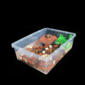 USMILE Di Grande Successo Rack Professionale Portatile Multicolore da Interno in Materiale PP Trasparente per Serpenti Terrario per Rettili - Product Image 5