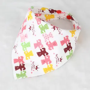 Hot Selling Boy Girl Baumwolle wasserdicht Speichel Handtuch Fütterung Rülpsen Schürze Baby Bandana Sabber Lätzchen