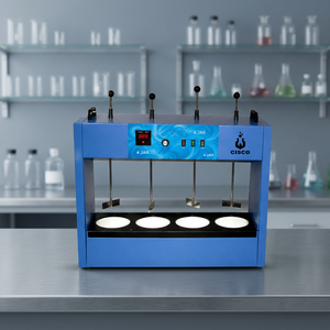 Appareil numérique de test de coagulation pour eau et eaux usées à 4 flacons en verre et plastique, agitateur et analyseur de laboratoire CISCO - Product Image 1