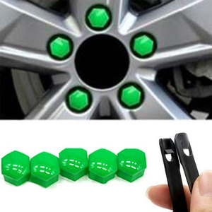 Nouveau couvercle de tête de boulon d'écrou de roue de <span class=keywords><strong>voiture</strong></span> 20 pièces 17/19/21mm capuchon de boulon de protection décoration extérieure boulon de protection jantes vis bouchon - Product Image 3