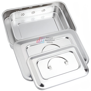 Boîte à instruments dentaires professionnels en acier inoxydable avec couvercle et poignée encastrée – Meilleur fournisseur en gros - Product Image 6