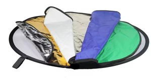 ReFutuna 43 ''110cm Tableau réflecteur de photographie portable 7 1 Kit de diffuseur de réflecteurs pliables Sac de transport pour utilisation en studio léger - Product Image 3