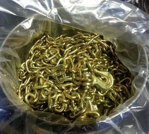 1/4インチ 5/16インチ 3/8インチ 1/2インチ 鍛造合金 20Mn2A グレード70 ヘビーデューティー ラッシングチェーン 2個のクレビスグラブフック付き - Product Image 4