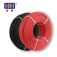 Maßgefertigtes DC-Solarkabel H122Z2-K/PV1-F ISO9001/CCC 4mm2/6mm2 LSZH-Isolierung XLPO-Mantel Industrielles Hochspannungskabel 0,6kV 99,9% Rein
