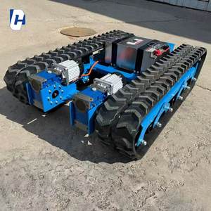 Châssis à chenilles électriques Chenilles en caoutchouc personnalisables Forte puissance Convient pour l'agriculture, le jardinage, les pelouses et la petite ingénierie - Product Image 2