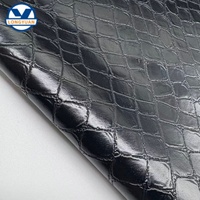 Cuir PU effet crocodile pour veste homme pour vêtement