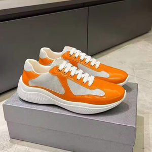 Produit tendance 2026 : Baskets en cuir verni et maille pour hommes, chaussures décontractées, chaussures de sécurité, chaussures de sport, chaussures de course - Product Image 3