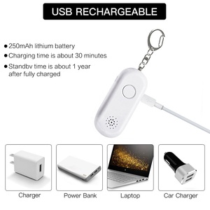 130DB Pocket Chống Hiếp Dâm Tự Vệ An Ninh Buzzer Khẩn Cấp Báo Động Hoảng Loạn Báo Động Cá Nhân Cho Phụ Nữ - Product Image 4