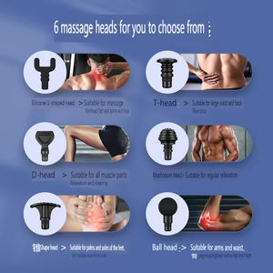 Pistol Pijat Fascia Otot Gagang Panjang, Mesin Pijat Elektrik Penghilang Lemak Tubuh, Pistol Pijat Panas dan Dingin untuk Relaksasi Otot - Product Image 5