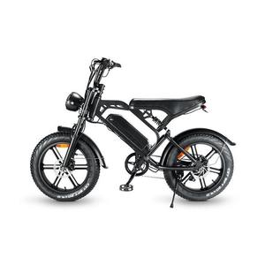 Tamobyke 2023新款胖轮胎电动自行车20英寸轻型越野电机美国48V 750W 500W电动越野车成人 - Product Image 1