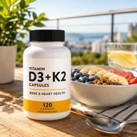 Capsules végétaliennes sans gluten OEM ODM Vitamine D3 K2 Magnésium Zinc & Quercétine - Améliore l'immunité Complément alimentaire pour adultes