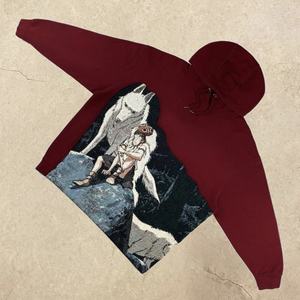 Sweat à capuche en tissu jacquard à l'effigie d'anime tendance - Product Image 4