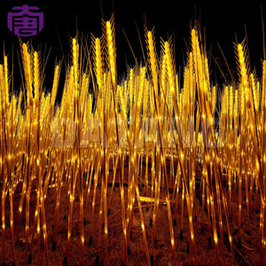 Nouveauté 2025 : Lumières LED décoratives lumineuses en forme d'épi de blé pour aménagement paysager, allées de villas, jardins, parcs et pelouses - Product Image 1