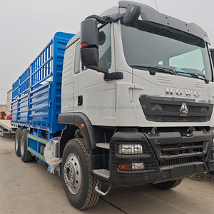 Camion de fret diesel Sinotruk 8x4 d'occasion de haute qualité à bas prix, 371 ch, robuste, avec caméra arrière, à vendre - Product Image 5