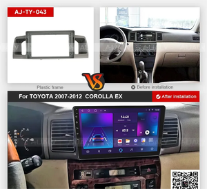 Aijia xe Navigation <span class=keywords><strong>Android</strong></span> Para coche khung cho TOYOTA COROLA <span class=keywords><strong>Camry</strong></span> Prado đài phát thanh Bảng điều chỉnh DVD xe Khung - Product Image 4