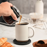 Cafetera Eléctrica Automática con Controles Digitales, Cafetera de Goteo con Filtro de Cono de Plástico para Uso Doméstico