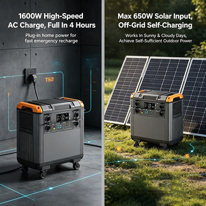 High Capacity Solar Energy System Kit 5376Wh Home Power Station Solar Charge Controller Pure Sine Wave <b>Generator</b> High Capacity P - Product Image 3