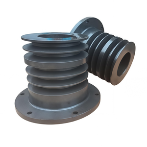Poulie de distribution à courroie trapézoïdale, volant moteur, alésage 180 mm, pour entraînement moteur-générateur, en acier allié, fabrication sur mesure, poulie industrielle - Product Image 6