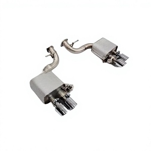 Tuyau d'échappement en acier inoxydable de qualité supérieure avec soupape pour Ferrari 599 6.0L V12, pièces de performance automobile. - Product Image 4