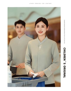 Nouveau sweat-shirt à manches longues pour l'automne et l'hiver, <span class=keywords><strong>tenue</strong></span> pour les employés d'hôtel, les femmes de chambre, les travailleurs de l'entretien ménager - Product Image 6