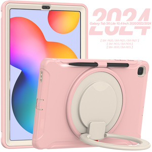 2024 poignée rotative béquille pour <span class=keywords><strong>Samsung</strong></span> <span class=keywords><strong>S6</strong></span> <span class=keywords><strong>Lite</strong></span> P610 P615 P613 P619 P620 P625 2020 2022 housses de <span class=keywords><strong>tablette</strong></span> - Product Image 1