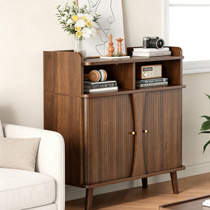 Mobiletto da Ingresso in Legno Stile Retrò Personalizzato, Credenza Multifunzionale per Corridoio, <span class=keywords><strong>Arredamento</strong></span> Durevole Prodotto in Fabbrica - Product Image 2