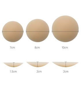 Cache-tétons en silicone sans couture, sans bretelles, fini mat, différentes teintes de peau, soutien-gorge adhésif, pasties en gel collant, réutilisables, invisibles - Product Image 6