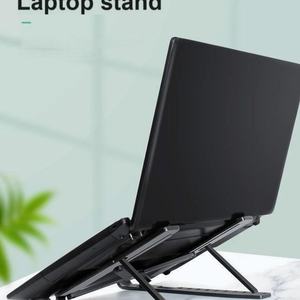 Soporte para Portátil de Diez Niveles Totalmente Compatible, Soporte Elevador de Plástico con Disipación de Calor N3, Ajustable, Plegable y con Almacenamiento - Product Image 6