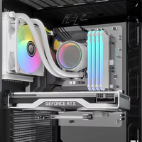 120 240 360 Refroidisseur de vidange de pompe à Tube d'eau liquide RGB ARGB pour armoire PC et CPU Échange de chaleur radiateur en aluminium blanc noir