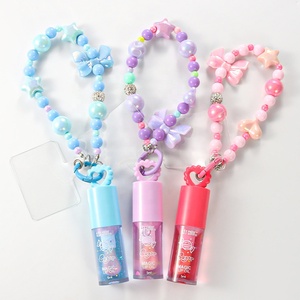 Gloss à lèvres liquide 5g en gros, chaîne de perles, changement de couleur, transparent, lumineux, maquillage pour les lèvres, hydratant, gloss repulpant pour les lèvres - Product Image 6