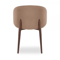 Chaise de salle à manger moderne et durable en velours avec pieds en métal pour la maison, les bars, les hôtels et les restaurants – Vente en gros Chine