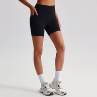 Shorts de sport taille haute à séchage rapide, 32 couleurs personnalisables, avec poches, effet push-up, anti-transpiration, style legging de yoga